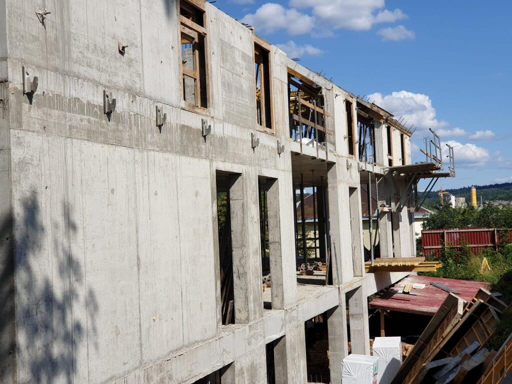 Aukštupis (Krivūlės g. 9) - Multi apartment - construction photos