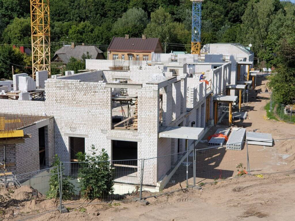 PAUPYS 7 etapas (Aukštaičių g. 19, Paupio g. 50) - Multi apartment - construction photos