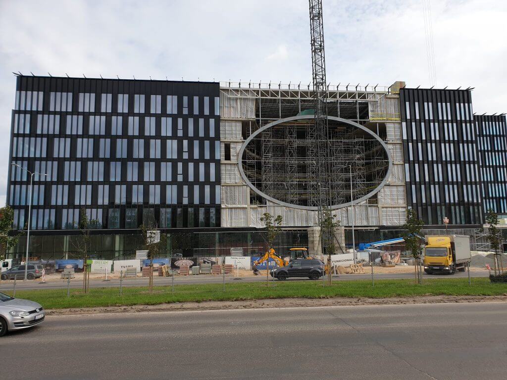 U219 (Ukmergės g. 219) - Office center - construction photos