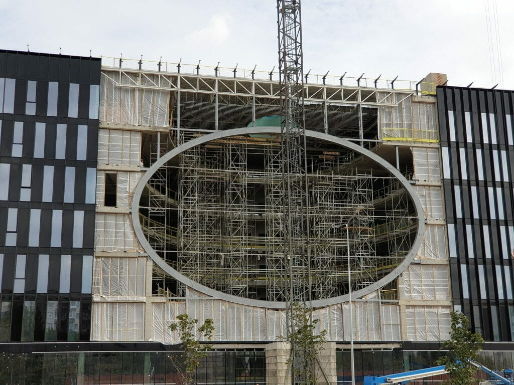 U219 (Ukmergės g. 219) - Office center - construction photos