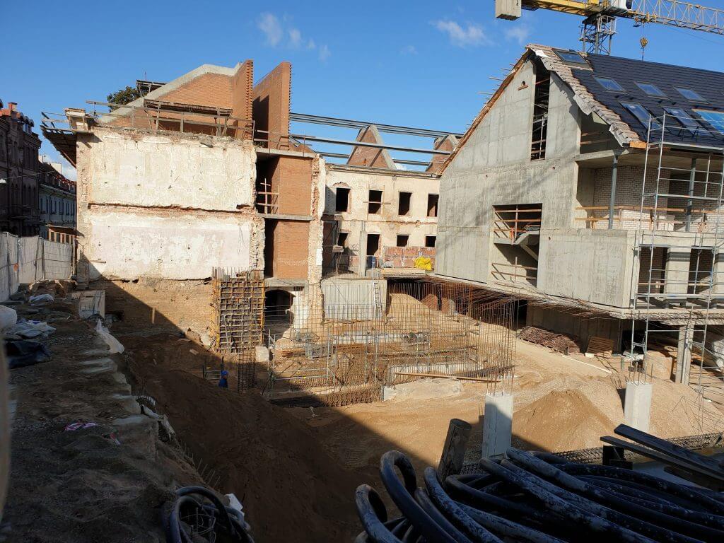 Misionierių sodai (Subačiaus g. 20) - Multi apartment - construction photos