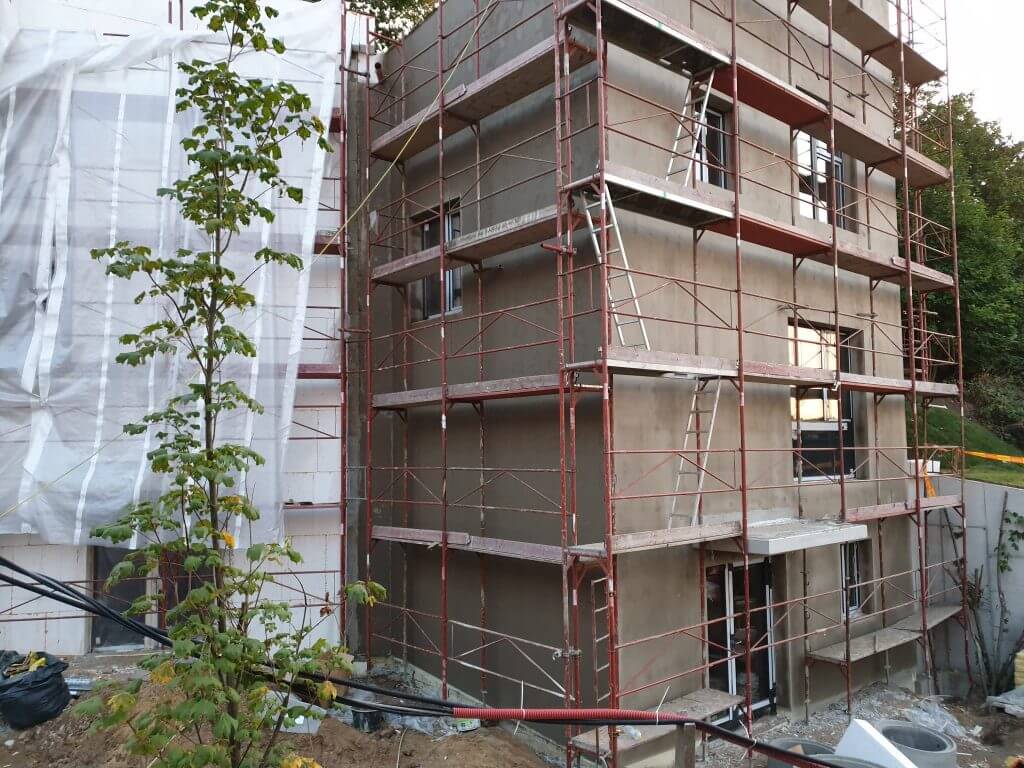 Markučių kalvos (Markučių g. 34, 34A, 36, 36A, 40) - Row housing - construction photos