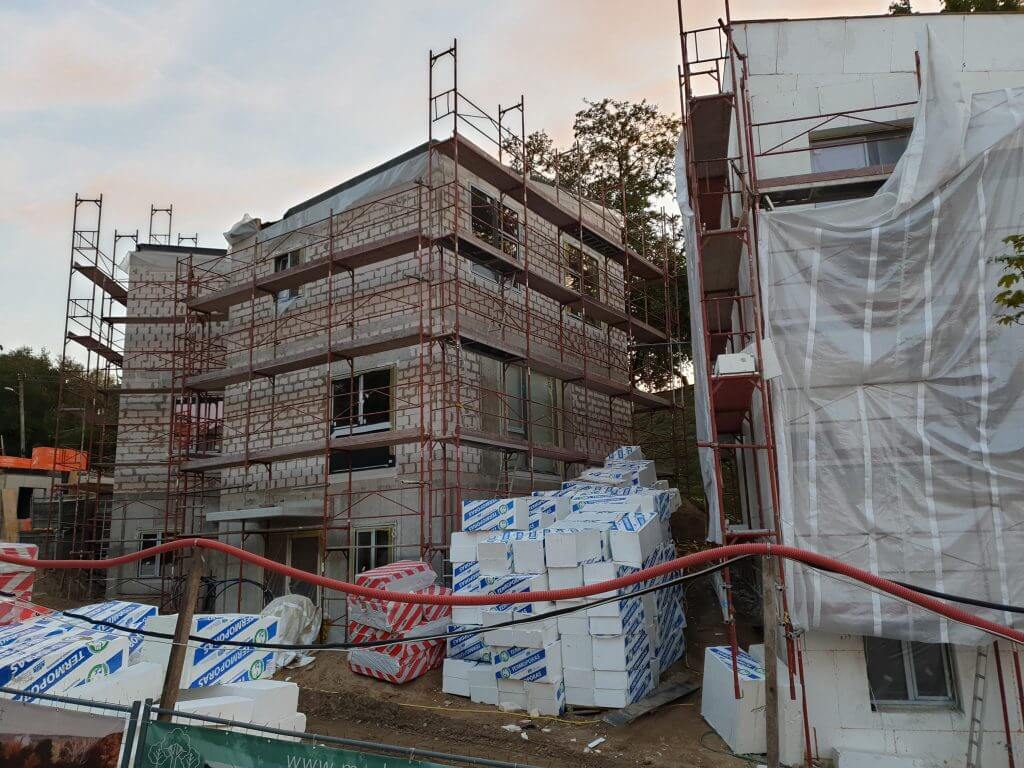 Markučių kalvos (Markučių g. 34, 34A, 36, 36A, 40) - Row housing - construction photos