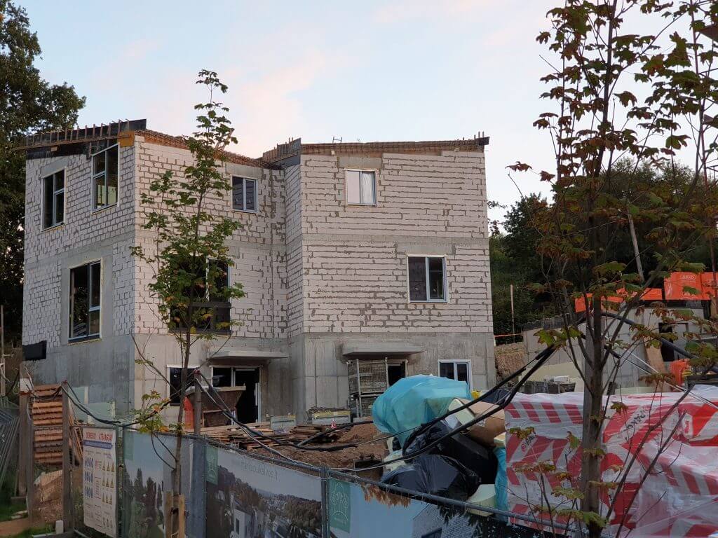 Markučių kalvos (Markučių g. 34, 34A, 36, 36A, 40) - Row housing - construction photos