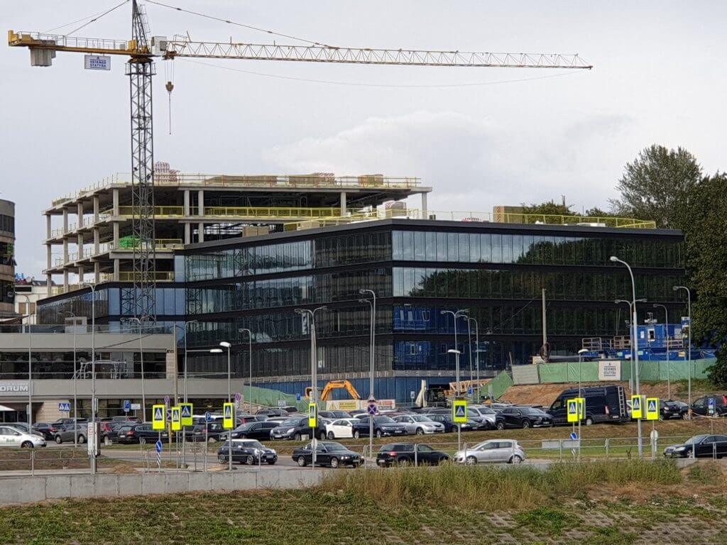 SEB administracinis (Gedimino Baravyko g. 4) - Biroju centrs - būvdarbu attēli