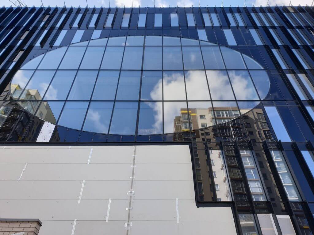 U219 (Ukmergės g. 219) - Office center - construction photos