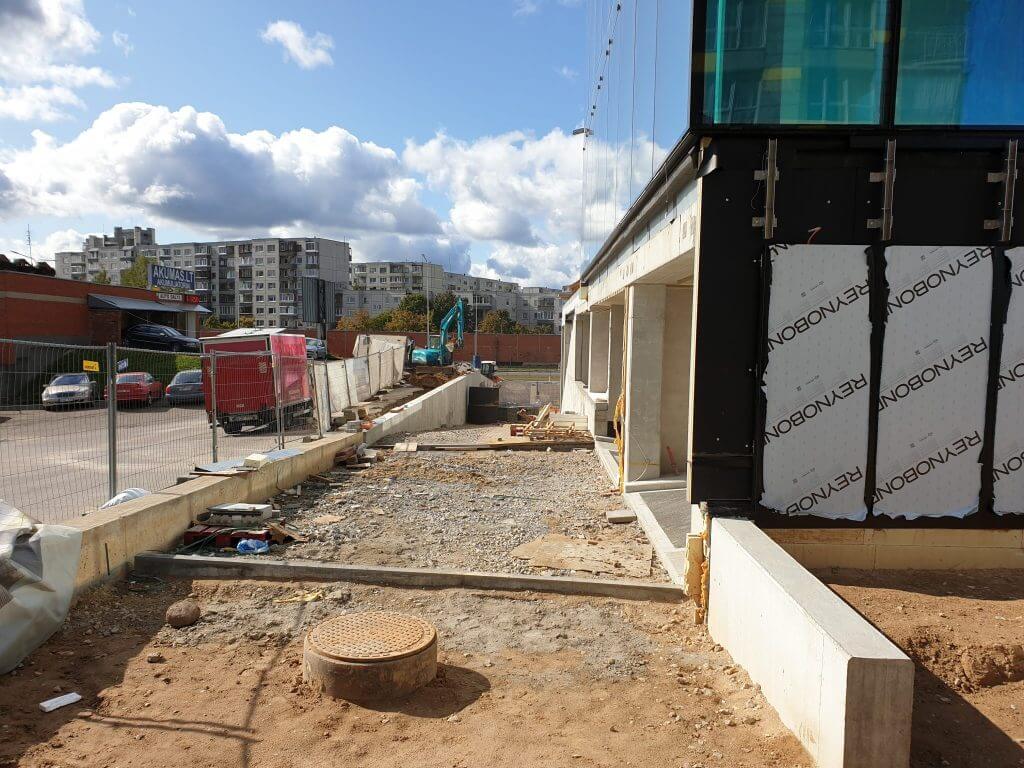 U219 (Ukmergės g. 219) - Office center - construction photos