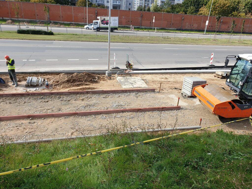 U219 (Ukmergės g. 219) - Office center - construction photos