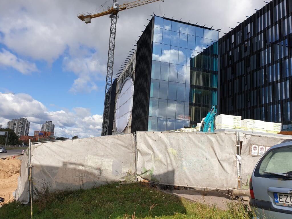 U219 (Ukmergės g. 219) - Office center - construction photos