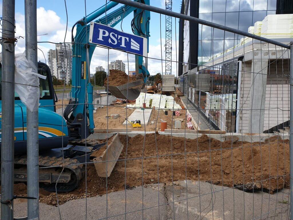 U219 (Ukmergės g. 219) - Office center - construction photos