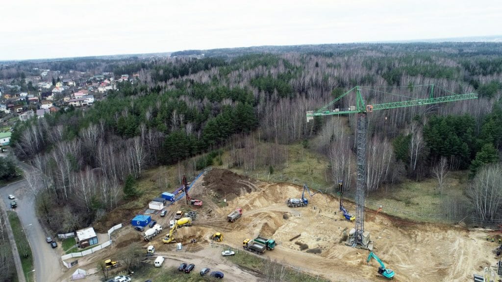 Bajorų lajos 1 etapas (Bajorų kel. 29) - Daugiabutis - statybų nuotraukos