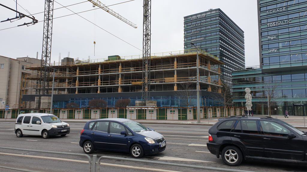 Quadrum (Konstitucijos pr. 21) - Office center - construction photos