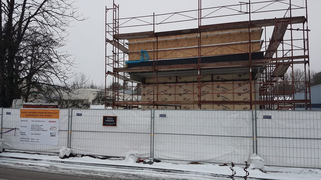 Hesburger Savanorių pr. (Savanorių pr. 187B) - Food services - construction photos