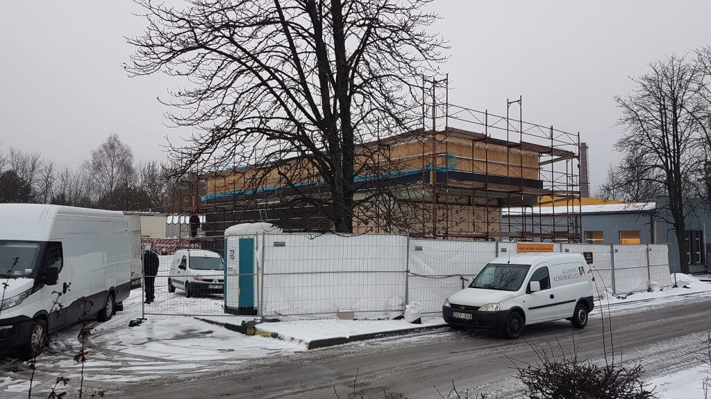 Hesburger Savanorių pr. (Savanorių pr. 187B) - Food services - construction photos