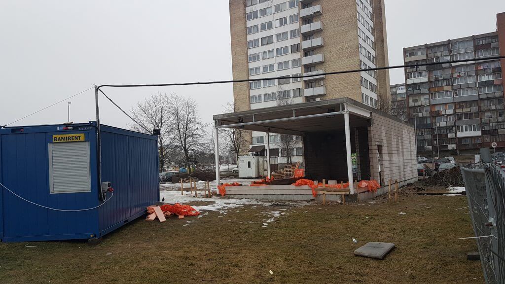 Hesburger Ozo g. (Ozo g. 9) - Food services - construction photos