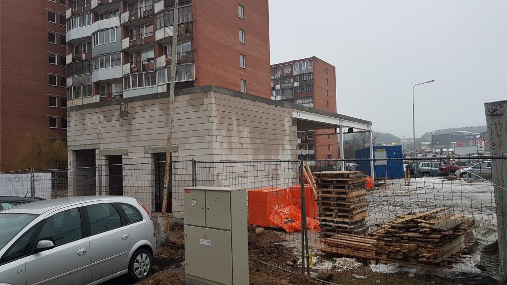 Hesburger Ozo g. (Ozo g. 9) - Food services - construction photos