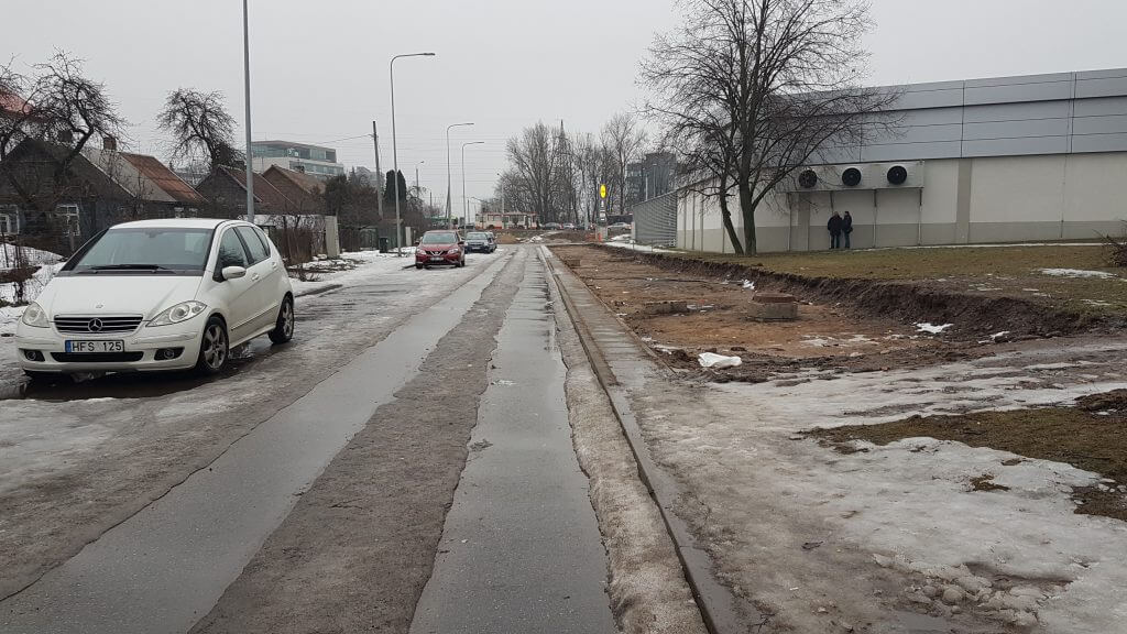 Neries senvagės slėnis (Linkmenų g.) - Bike path, Park - construction photos