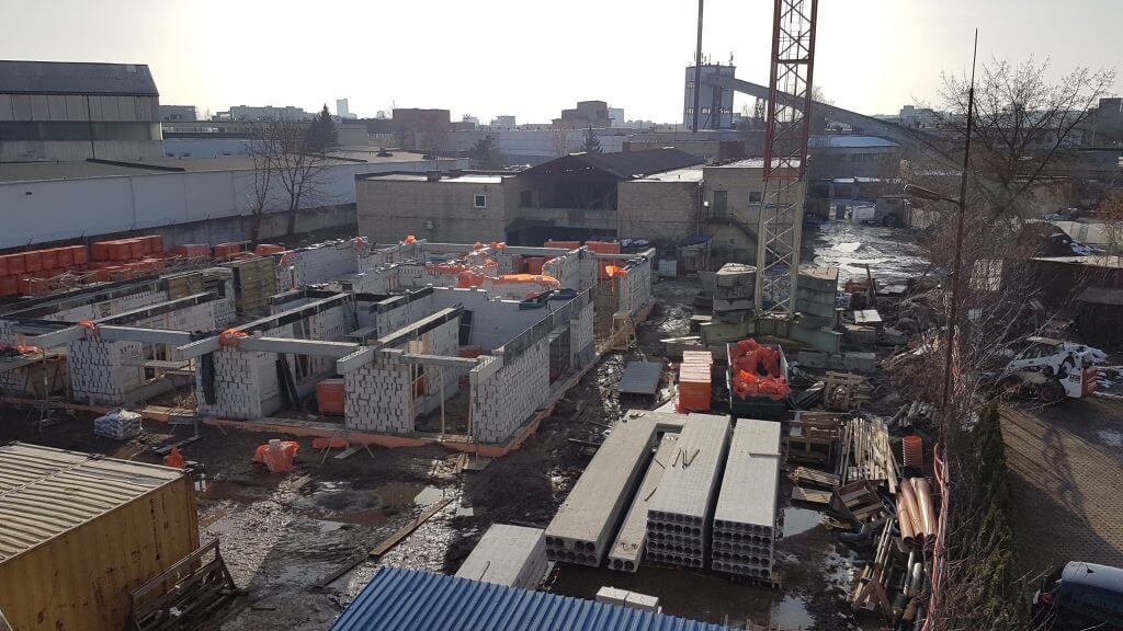 K9A (Kareivių g. 9A) - Multi apartment - construction photos