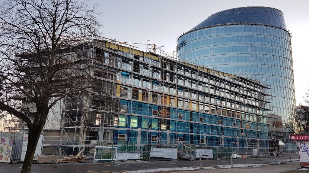 Green Hall 3 (Upės g. 9) - Office center - construction photos