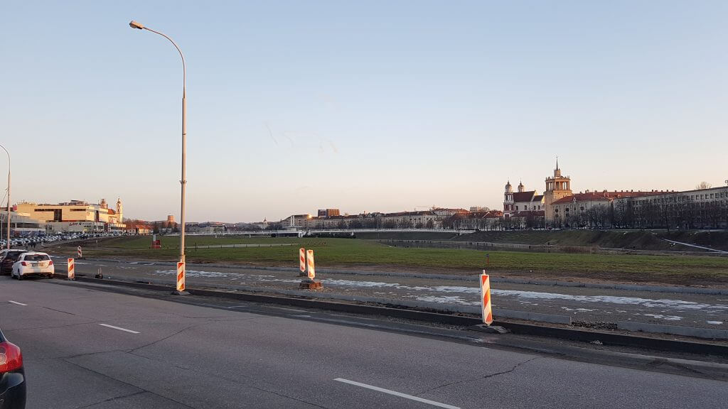 Upės g. dviračių takas (Upės g.) - Bike path - construction photos