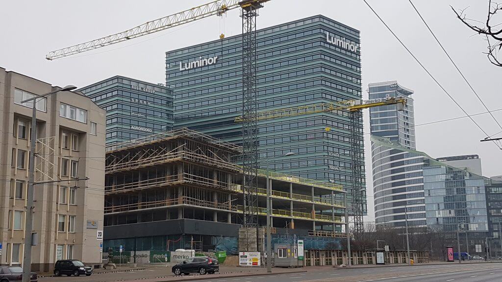 Quadrum (Konstitucijos pr. 21) - Office center - construction photos
