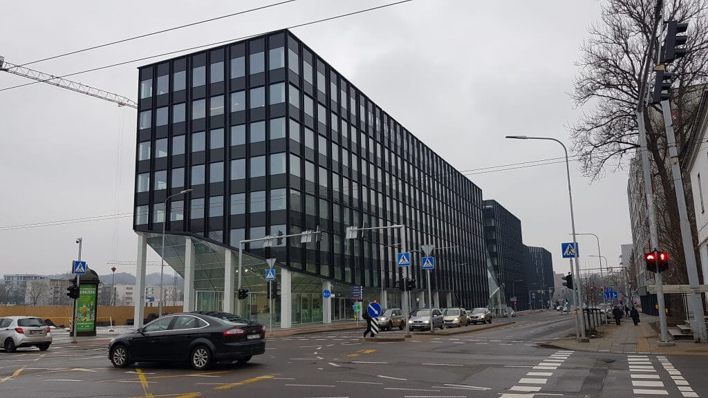 Business Stadium West (Rinktinės g. 5) - Verslo centras - statybų nuotraukos