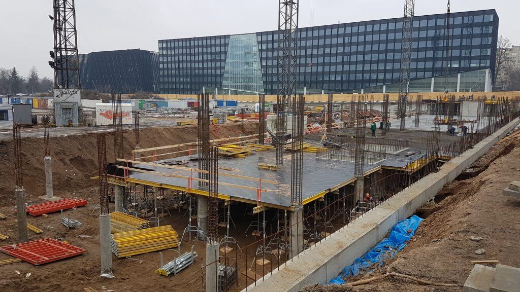 Business Stadium North (Rinktinės g. 3) - Verslo centras - statybų nuotraukos