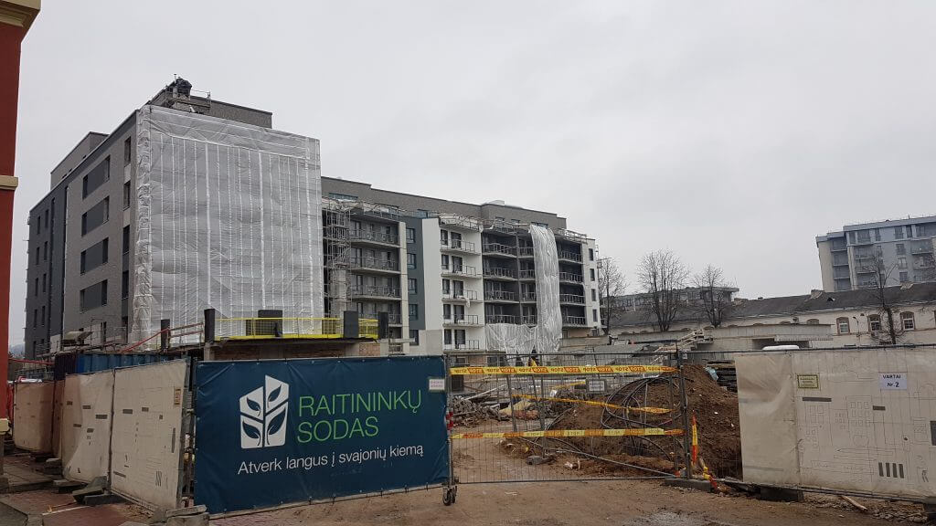 Raitininkų sodas (Raitininkų g. 4, 4A) - Multi apartment - construction photos