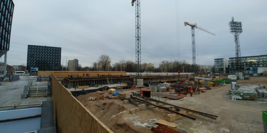 Business Stadium North (Rinktinės g. 3) - Verslo centras - statybų nuotraukos