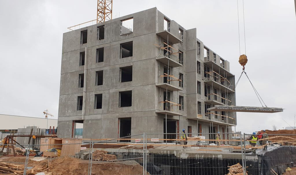 Horizon (Viršuliškių skg. 58) - Multi apartment - construction photos