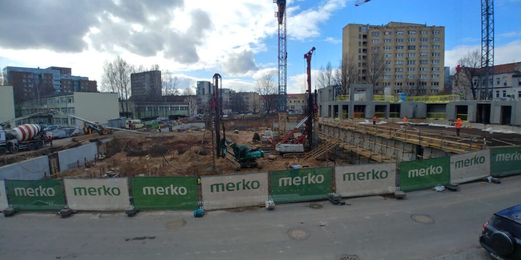 Rinktinės URBAN 2 etapas (Ceikinių g. 15) - Multi apartment - construction photos