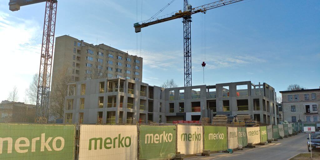 Rinktinės URBAN 2 etapas (Ceikinių g. 15) - Multi apartment - construction photos