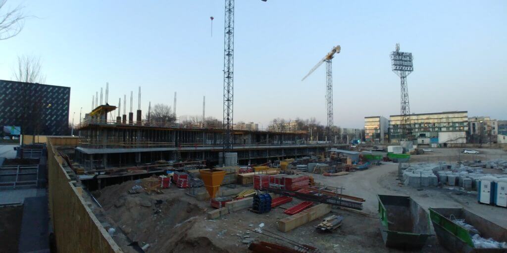 Business Stadium North (Rinktinės g. 3) - Verslo centras - statybų nuotraukos