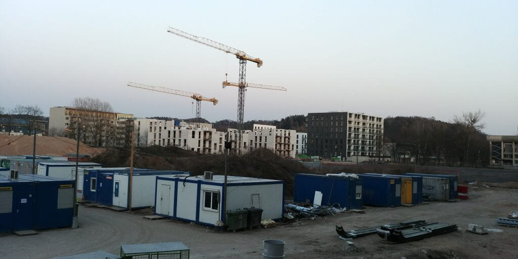 Centro rezidencija 2 etapas (Rinktinės g. 3) - Multi apartment - construction photos