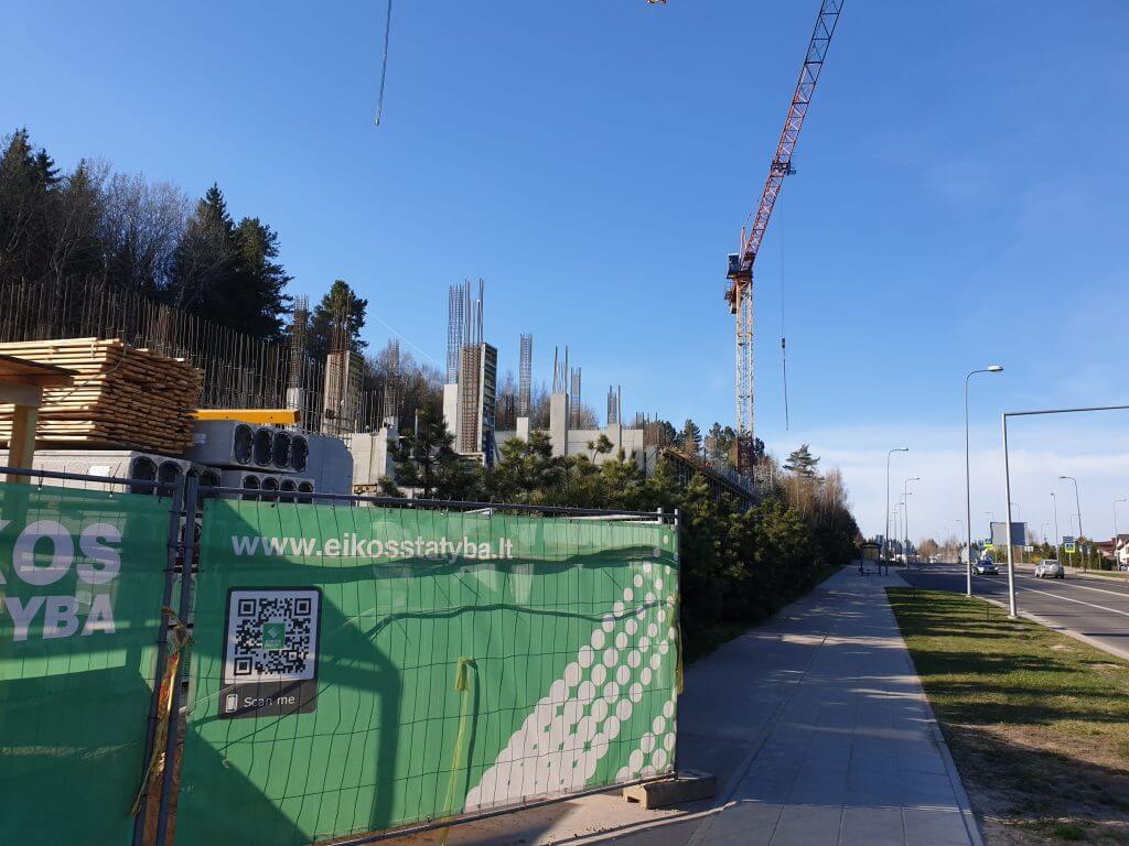 Daugiaaukštis parkingas Santariškių g. 16 (P8) (Santariškių g. 16) - Parking facility - construction photos