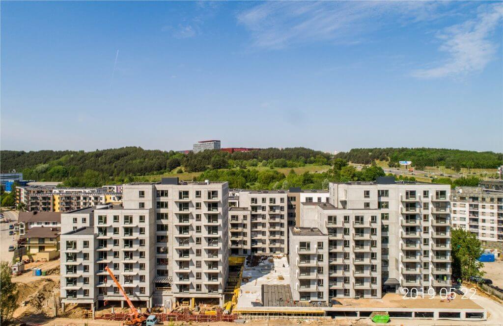 Linkmenų ežerai 3 etapas (Linkmenų g. 58) - Multi apartment - construction photos