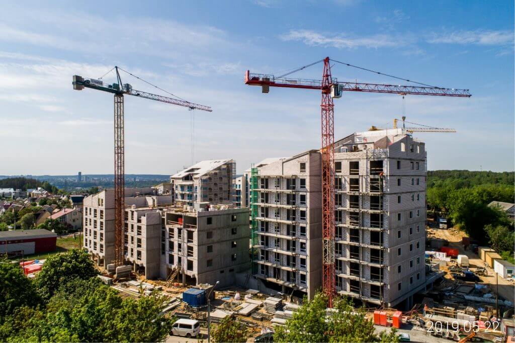 Žvėryno panoramos (Siesikų g. 14) - Multi apartment - construction photos