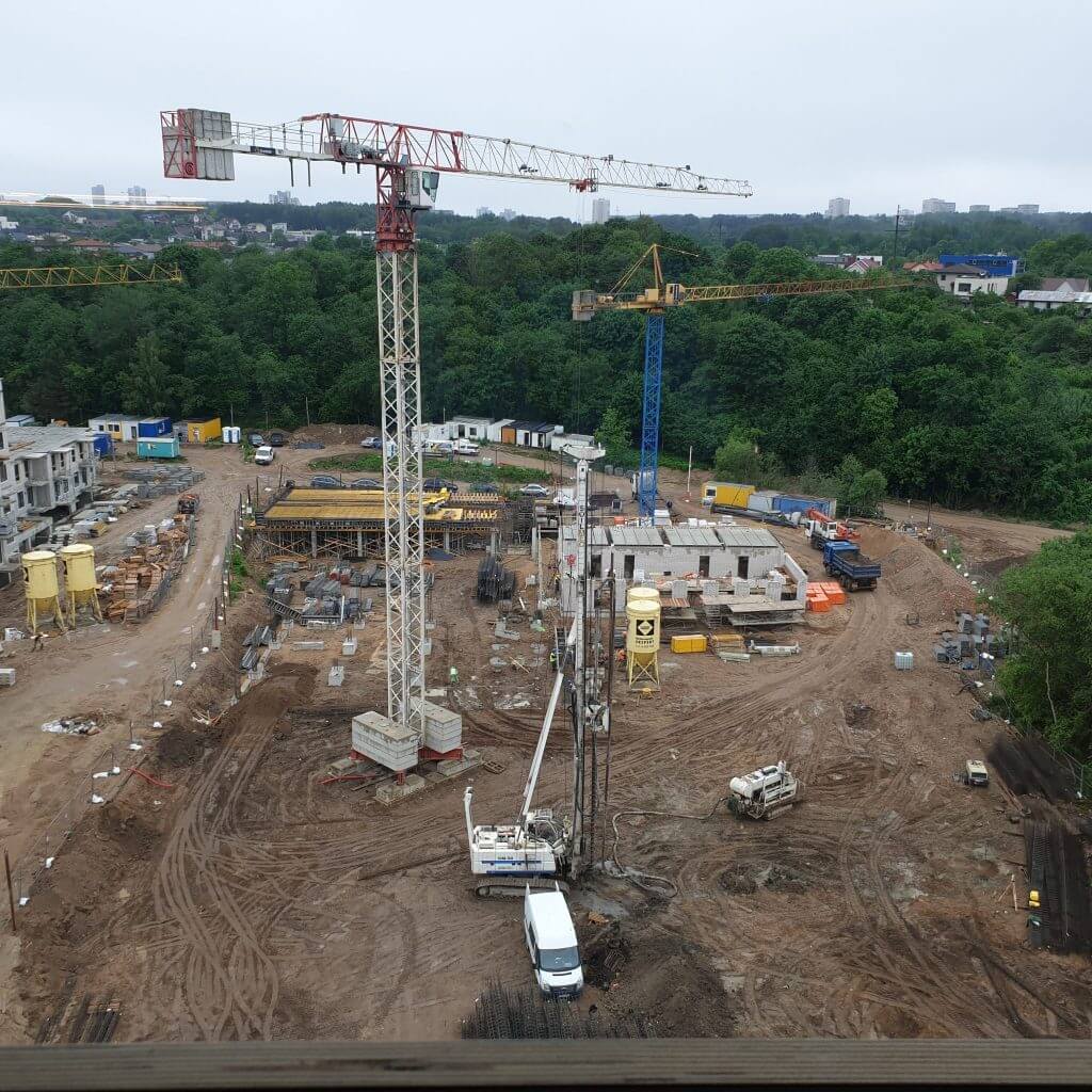 Liv_in Vilnius Ozas (Vito Gerulaičio g. 4) - Co-living - construction photos