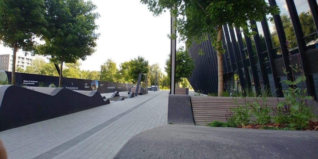 Business Stadium promenada (Rinktinės g. 3) - Square - construction photos