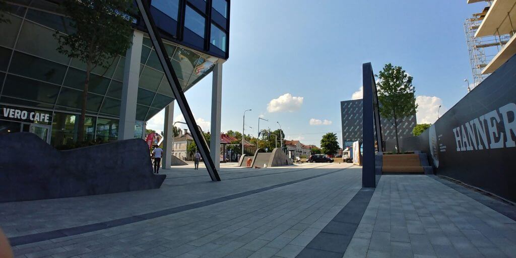 Business Stadium promenada (Rinktinės g. 3) - Square - construction photos