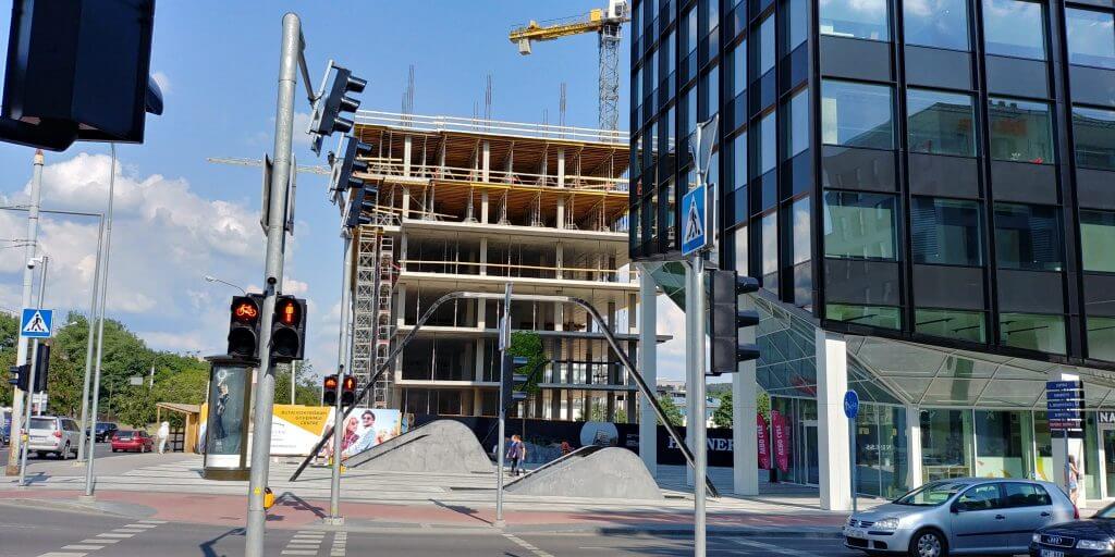 Business Stadium North (Rinktinės g. 3) - Verslo centras - statybų nuotraukos