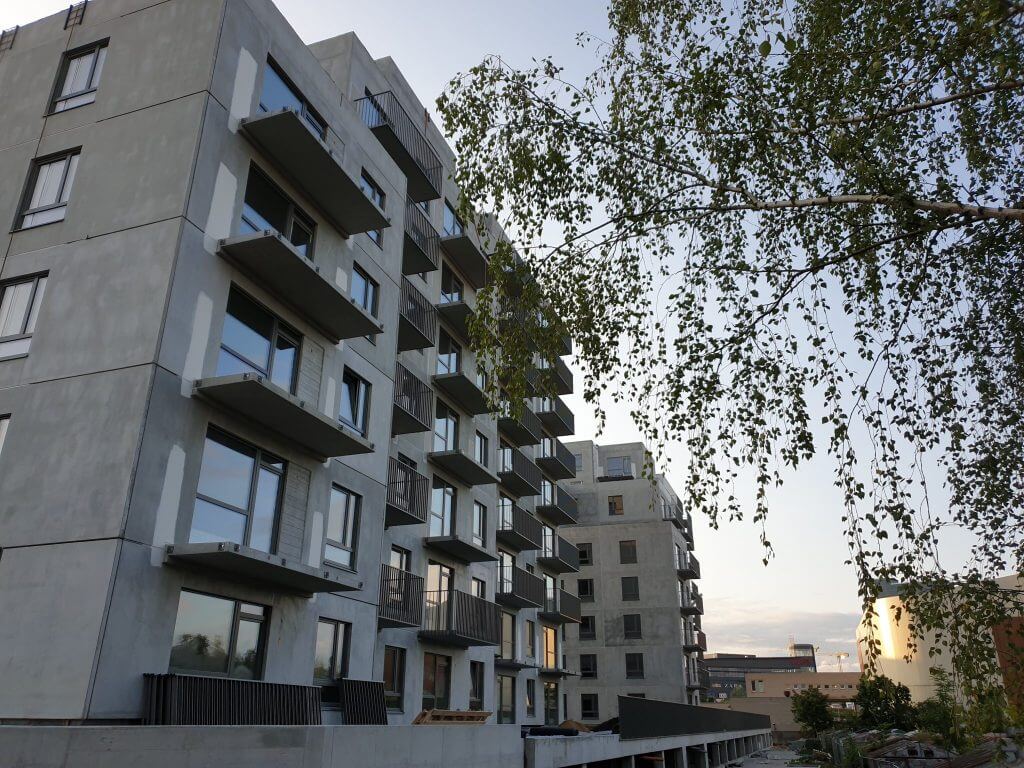 Linkmenų ežerai 3 etapas (Linkmenų g. 58) - Multi apartment - construction photos