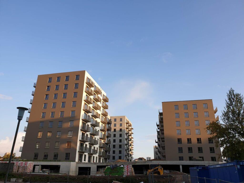 Linkmenų ežerai 3 etapas (Linkmenų g. 58) - Multi apartment - construction photos