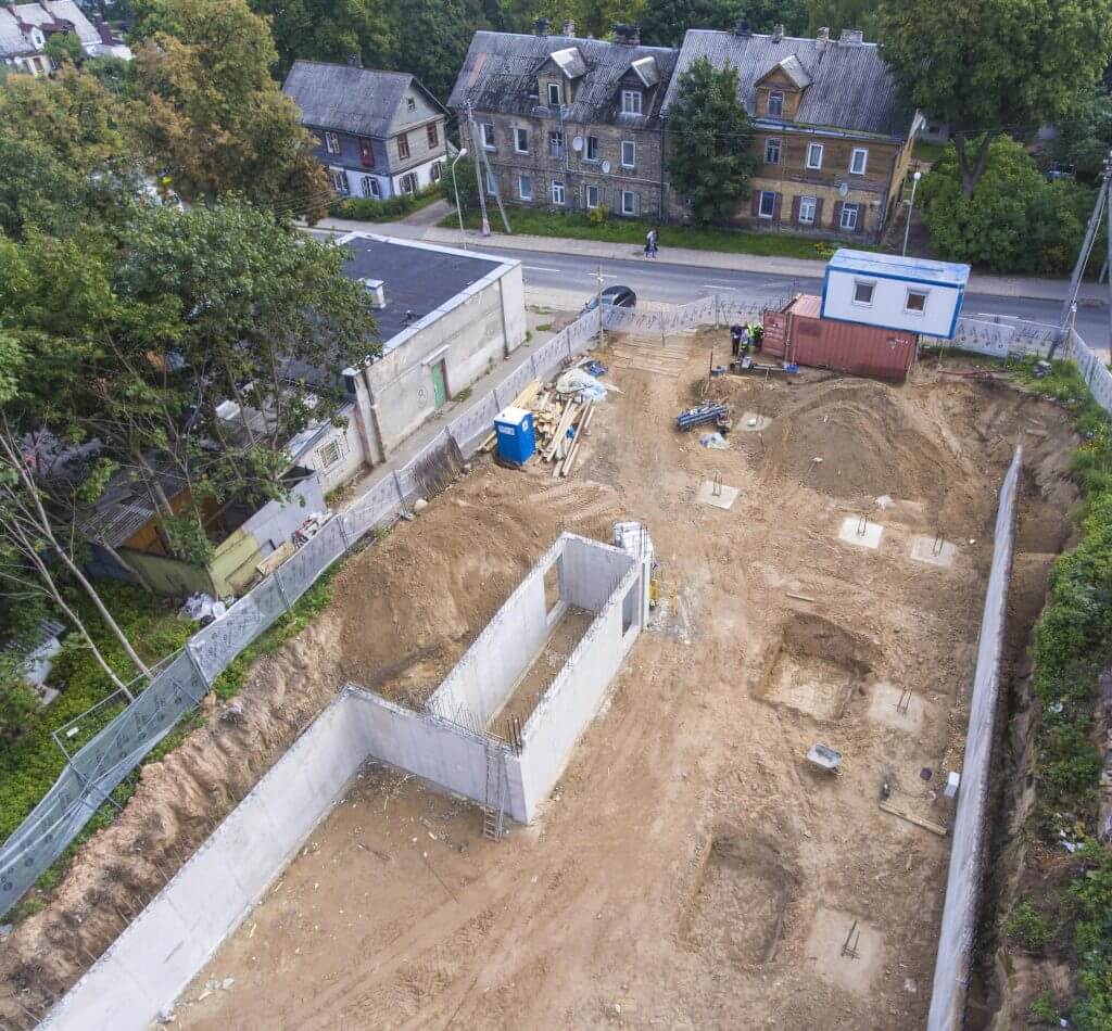 Pa Nauja (Panevėžio g. 23) - Multi apartment - construction photos