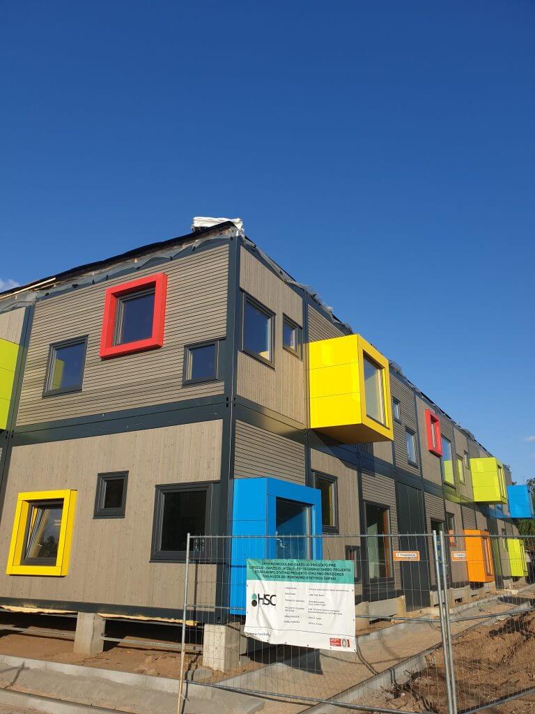 Modulinis darželis "Medynėlis" (A. P. Kavoliuko g. 5) - Primary and secondary education - construction photos