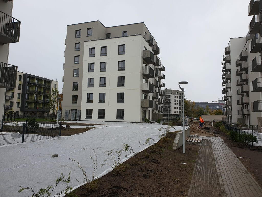 Linkmenų ežerai 3 etapas (Linkmenų g. 58) - Multi apartment - construction photos