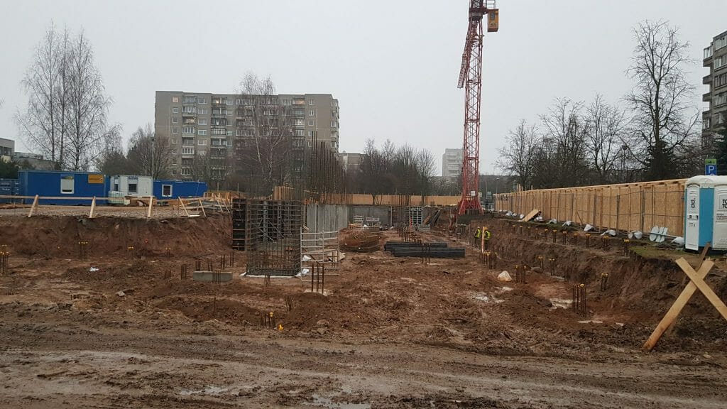 Taikos alėja (Taikos g. 157B) - Multi apartment - construction photos