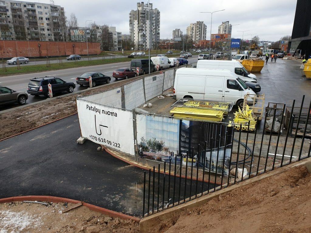 U219 (Ukmergės g. 219) - Office center - construction photos