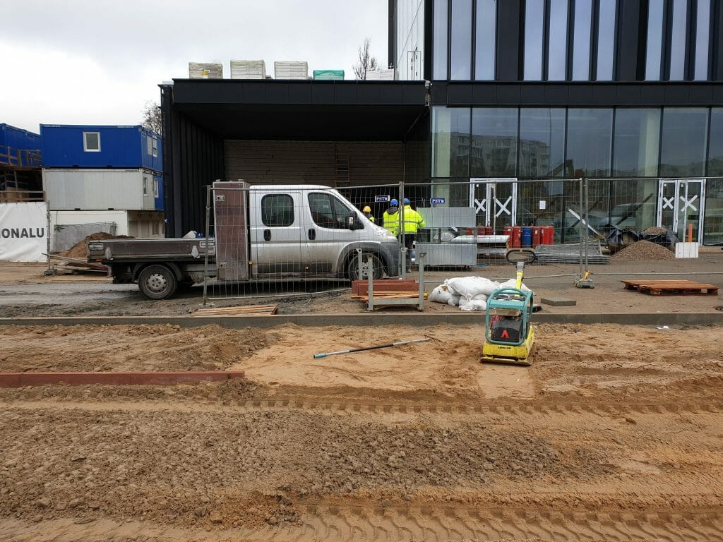 U219 (Ukmergės g. 219) - Office center - construction photos