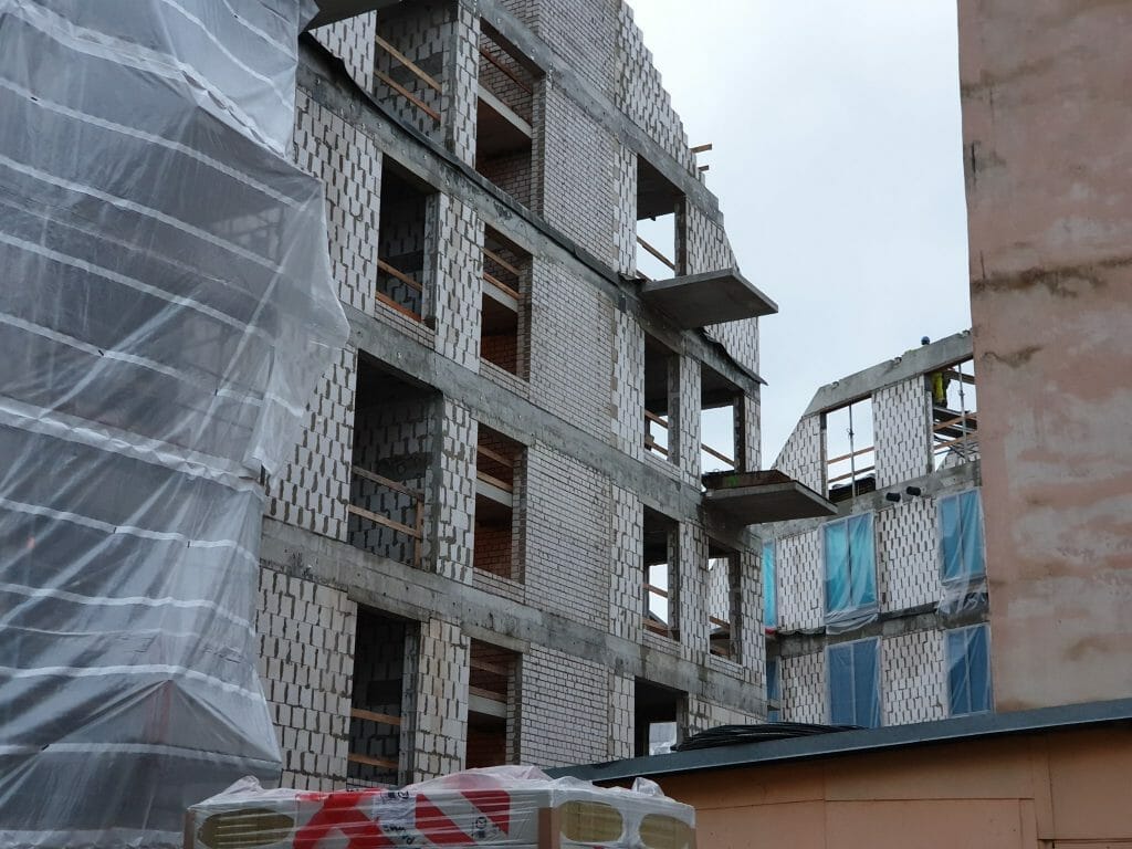 PAUPYS 4 etapas (Aukštaičių g. 16) - Multi apartment - construction photos